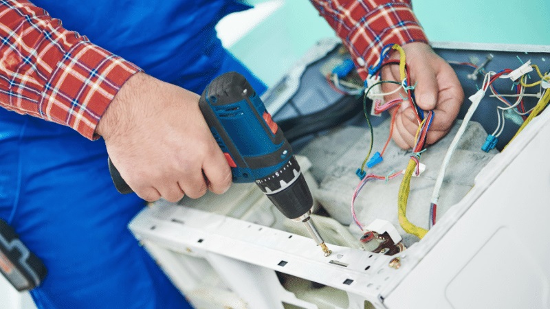 Taraklı Fagor Fagor çamaşır makinesi kart tamiri – Su almama arızası orijinal parça ile giderildi. - Teknik servis örneği
